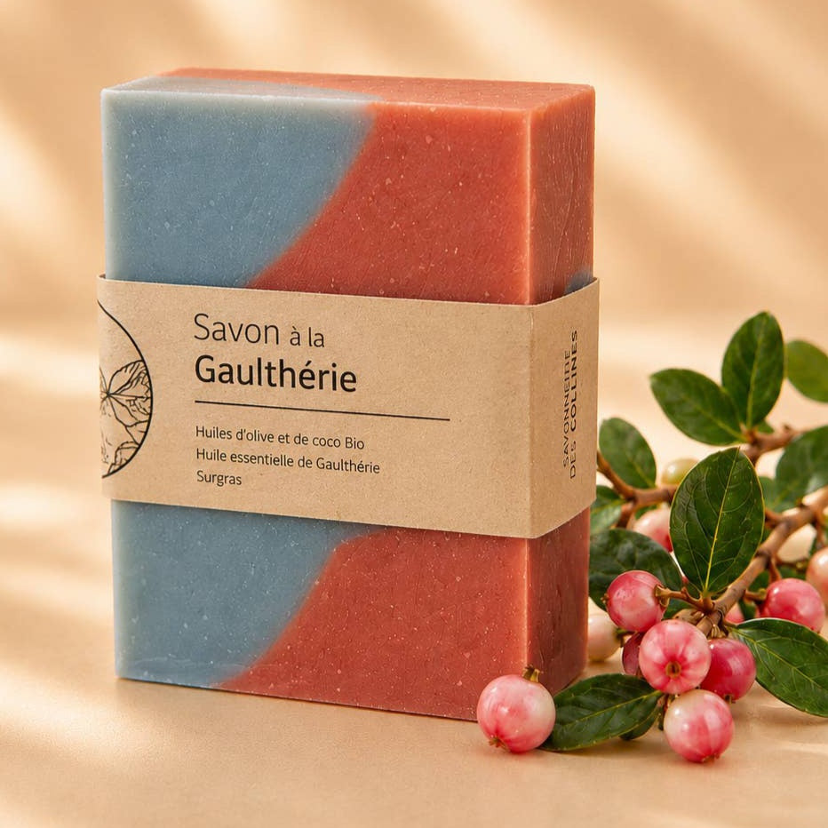 Hårdtvål - Vaktelbär (Gaultheria) - 100 g