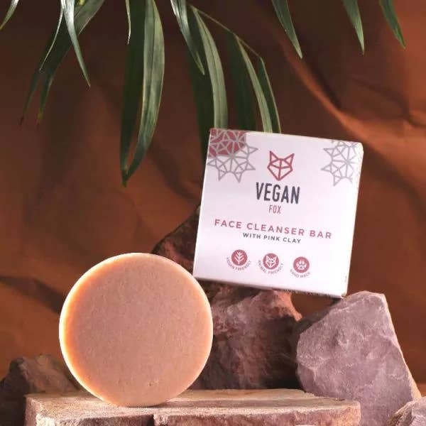 Ansiktsrengöringsbar med röd lera - Vegan Fox