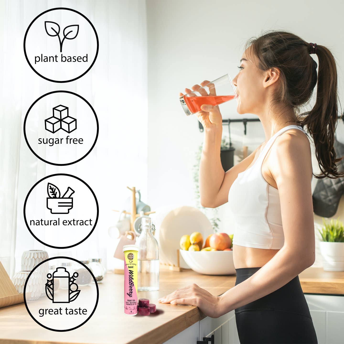 Tea Pop Wildberry Punch