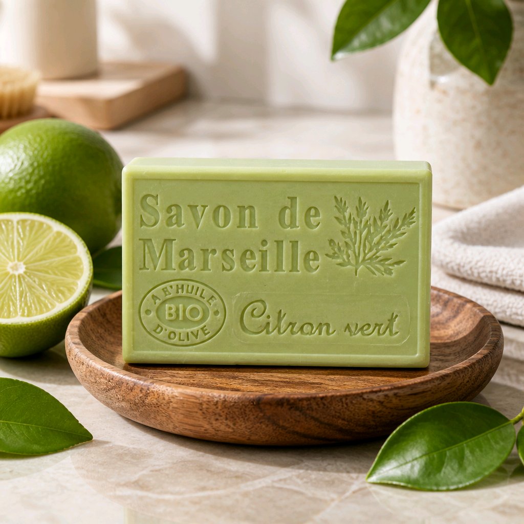Marseilletvål - Lime - 125 g