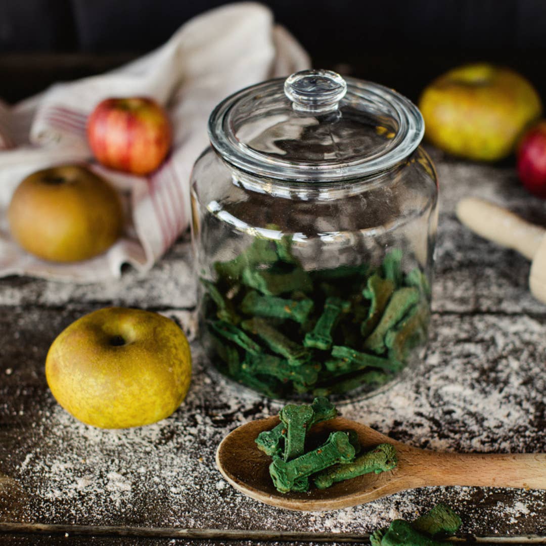 Porto Spirit - äpple & spirulina hundgodis - 100 g