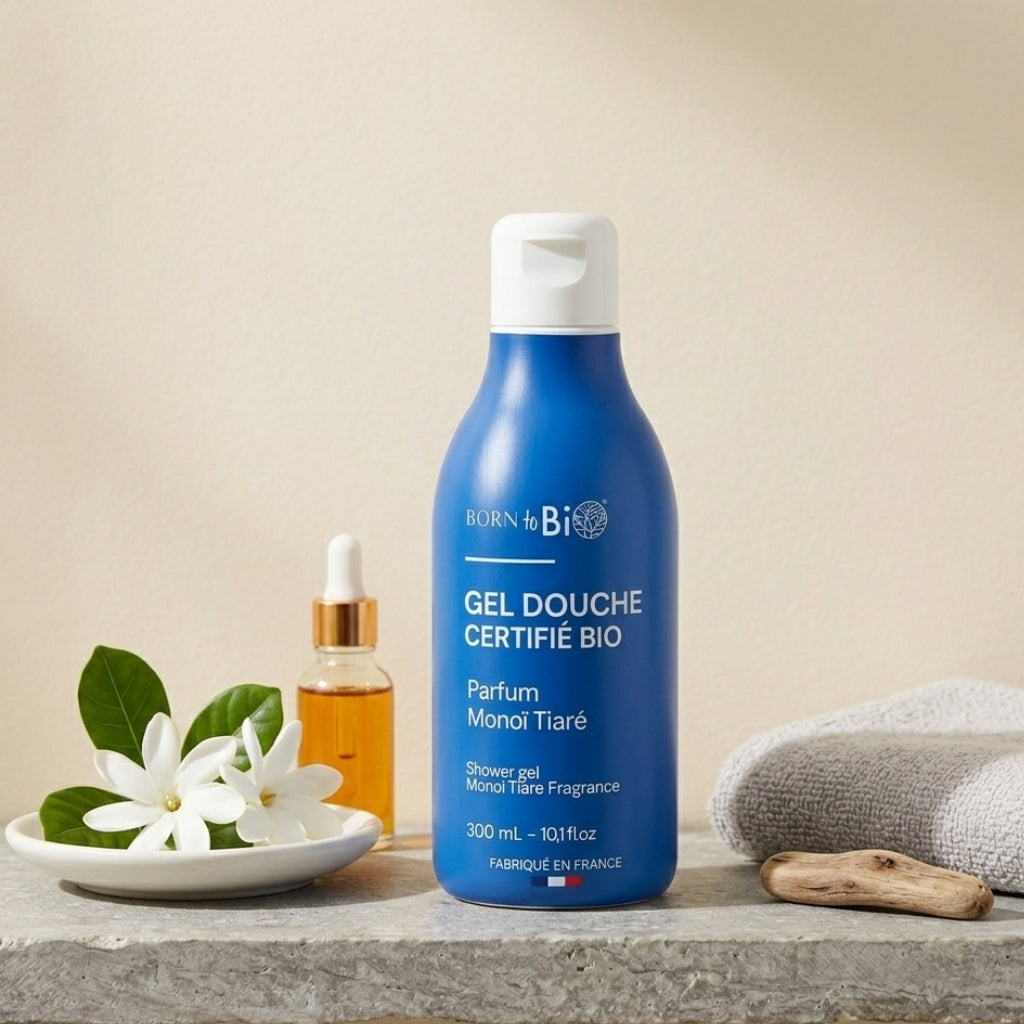 Duschgel  - Monoi & Tiaré  - 300 ml - Born to Bio