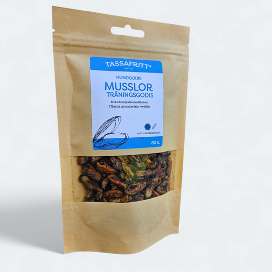 TassaFritt Torkade musslor 80g