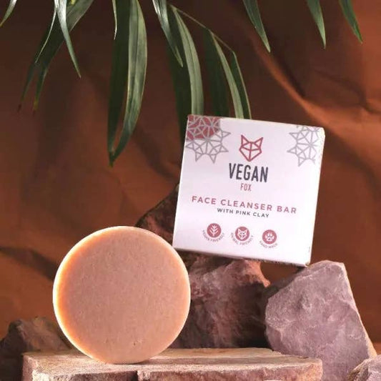 Ansiktsrengöringsbar med röd lera - Vegan Fox