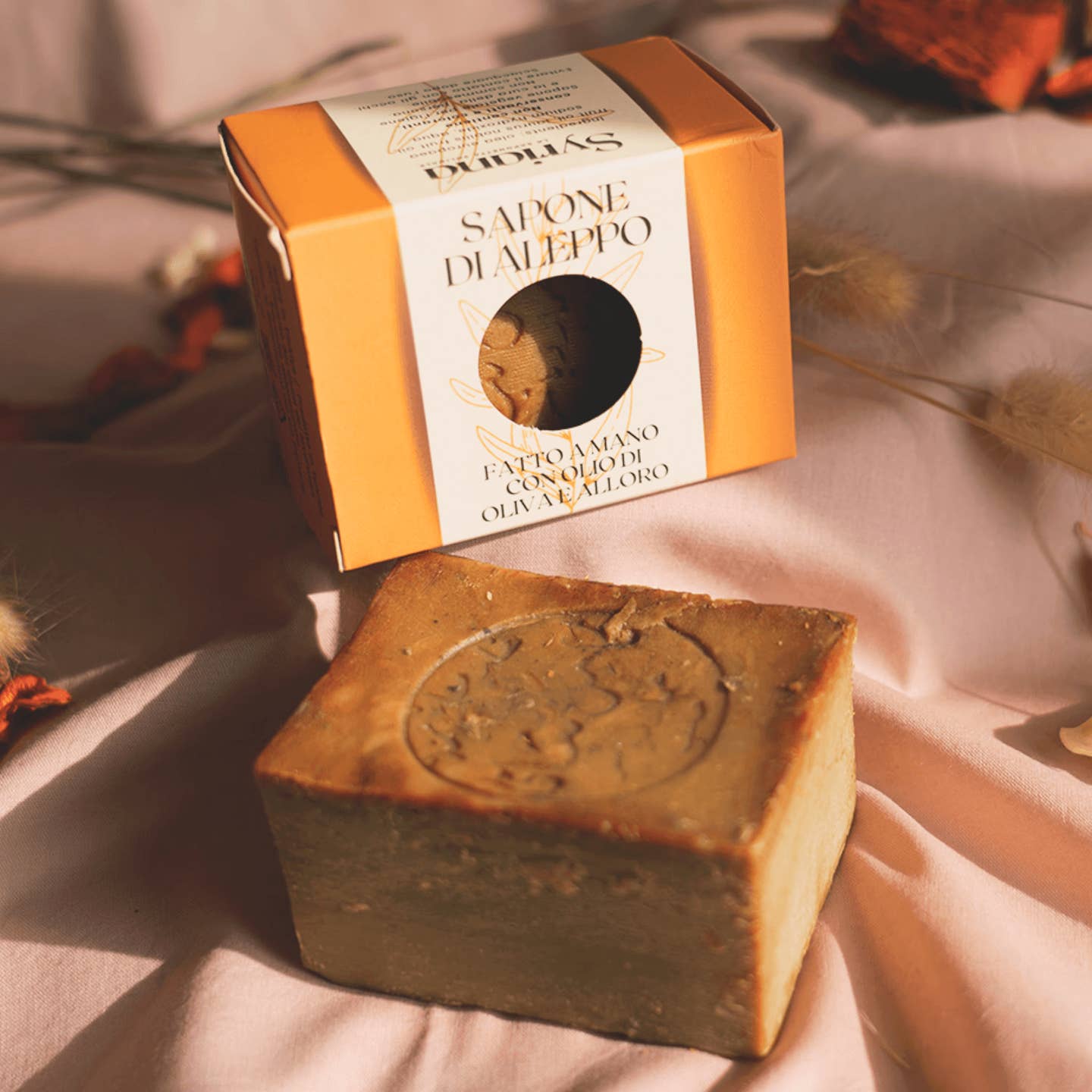 Aleppotvål 5% lagerbärsolja