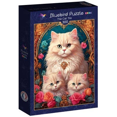 Pussel 300 bitar - Vita Katter