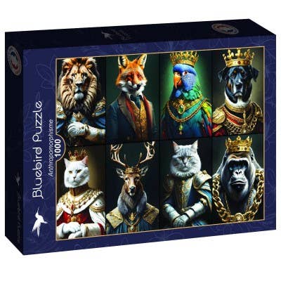 Pussel 1000 bitar - Kungliga Djur
