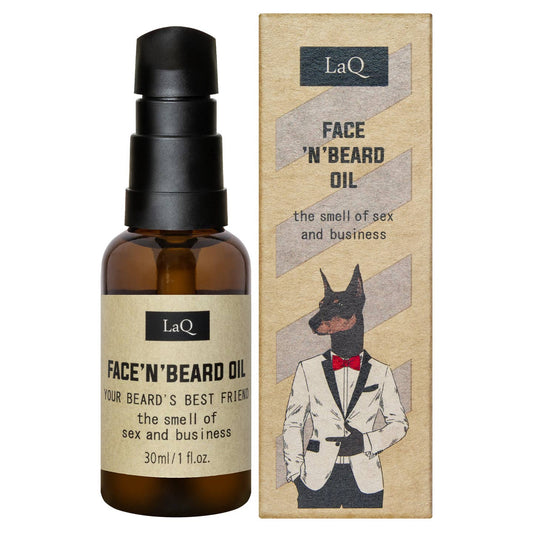 LaQ Face 'n' Beard Oil Doberman - Skäggolja 30 ml