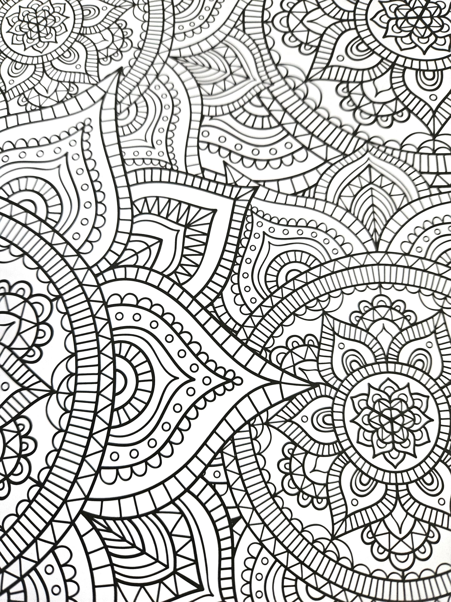 Målarbok för vuxna - Mandala