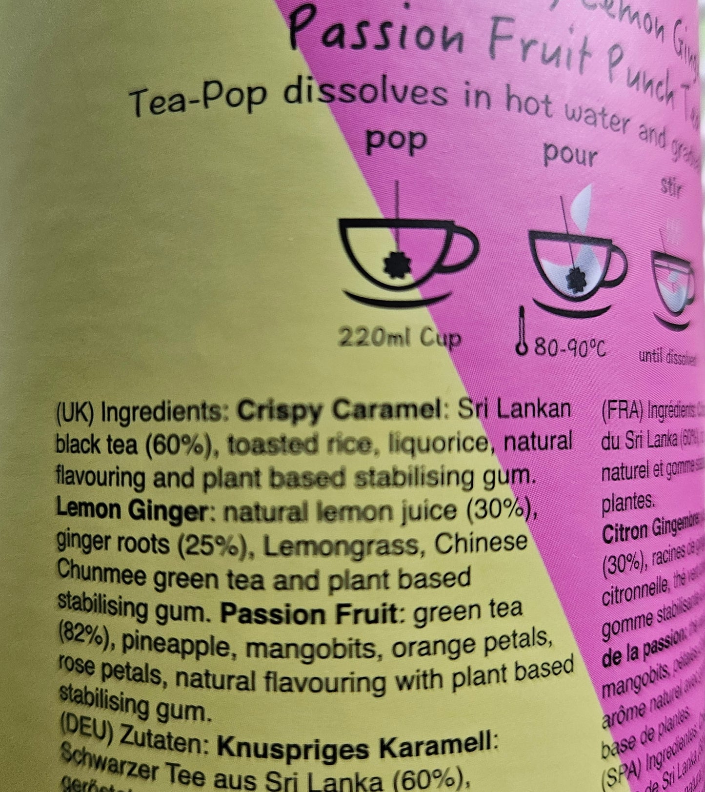 Tea Pops - te på pinne - Herbal & Fruit