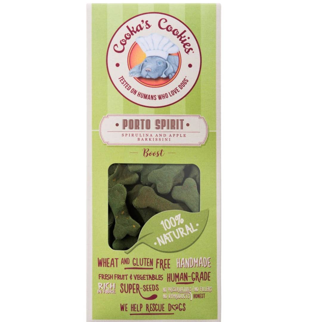 Porto Spirit - äpple & spirulina hundgodis - 100 g